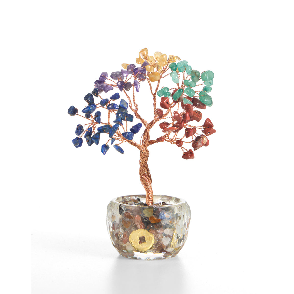 Rooted Radiance - Desktop Crystal Chi tree