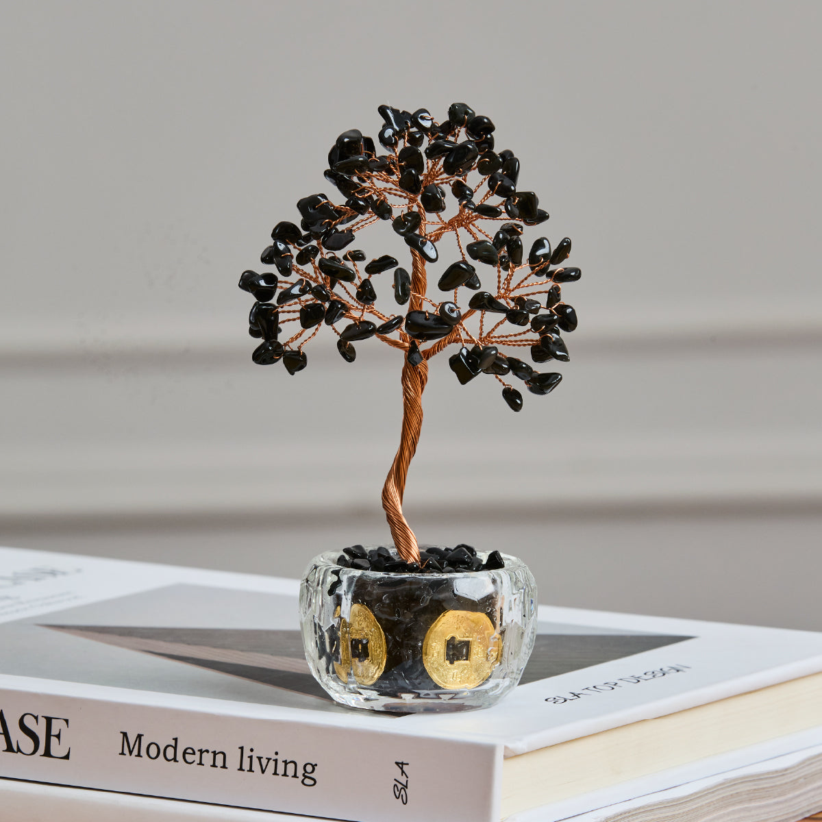 Rooted Radiance - Desktop Crystal Chi tree