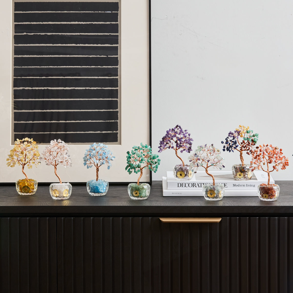 Rooted Radiance - Desktop Crystal Chi tree