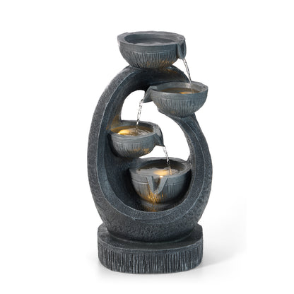 Large Fountain - Lotus / Golden Bowl