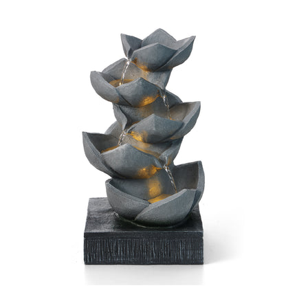 Large Fountain - Lotus / Golden Bowl