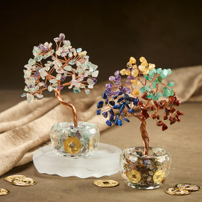 Rooted Radiance - Desktop Crystal Chi tree